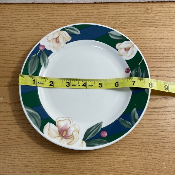 Savannah Grove Salad Dessert Plate Stoneware by Citation Grand Flora Retired 8" - Picture 4 of 4